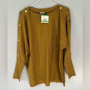 Anne Klein Sweater. NWT Olive Green Large.